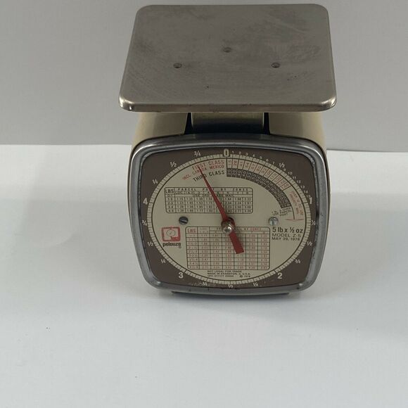 1978 Vintage Postal Scale Pelouze Model Z5 Mechanical 5 Lbs x 1/2 oz. Capacity - Picture 12 of 12